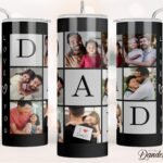 Dad Tumbler Wrap Photo Grid