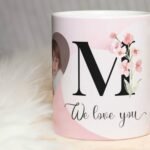 We Love You Mom Custom Photo Mug PNG