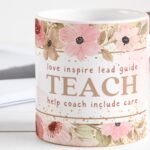 Custom Teacher Mug Gift PNG for Sublimation