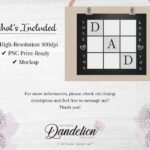 Dad Tumbler Wrap Photo Grid