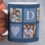 Blue Dad Photo Mug PNG