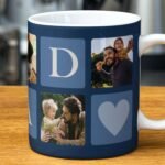 Blue Dad Photo Mug PNG