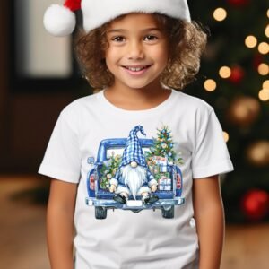 Christmas Gnome PNG, Xmas Santa Gnome PNG, Kids Christmas Sublimation, Retro Holidays Png, Christmas Tree Truck Png, Cute Xmas Gnome Png.