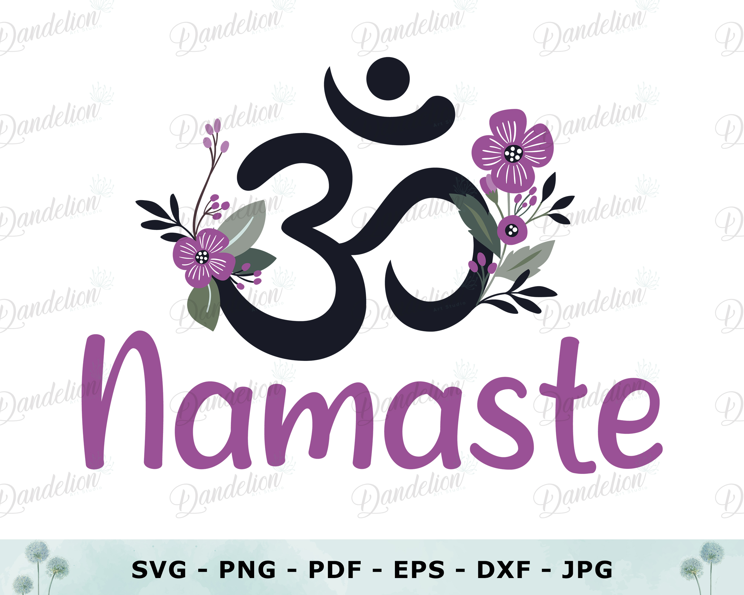 Om Namaste Vector Pack - Printable SVG