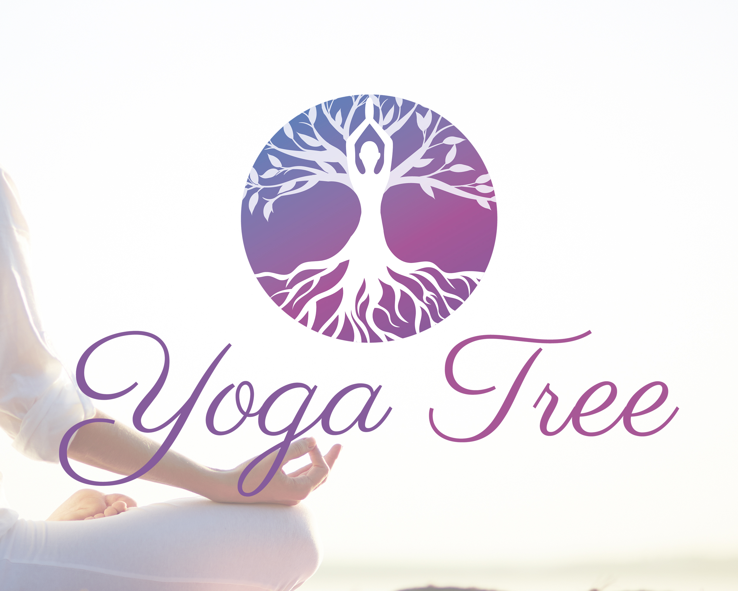 Yoga Tree Logo - Wellness Life Coaching Logo Design