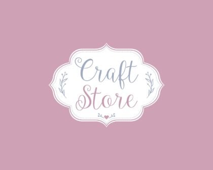 Vintage Logo Design -  Craft Logo -  Store Logo -  Badge Logo -  Apparel Logo -  Boutique Logo -  Premade Logo -  Handmade Logo Design
