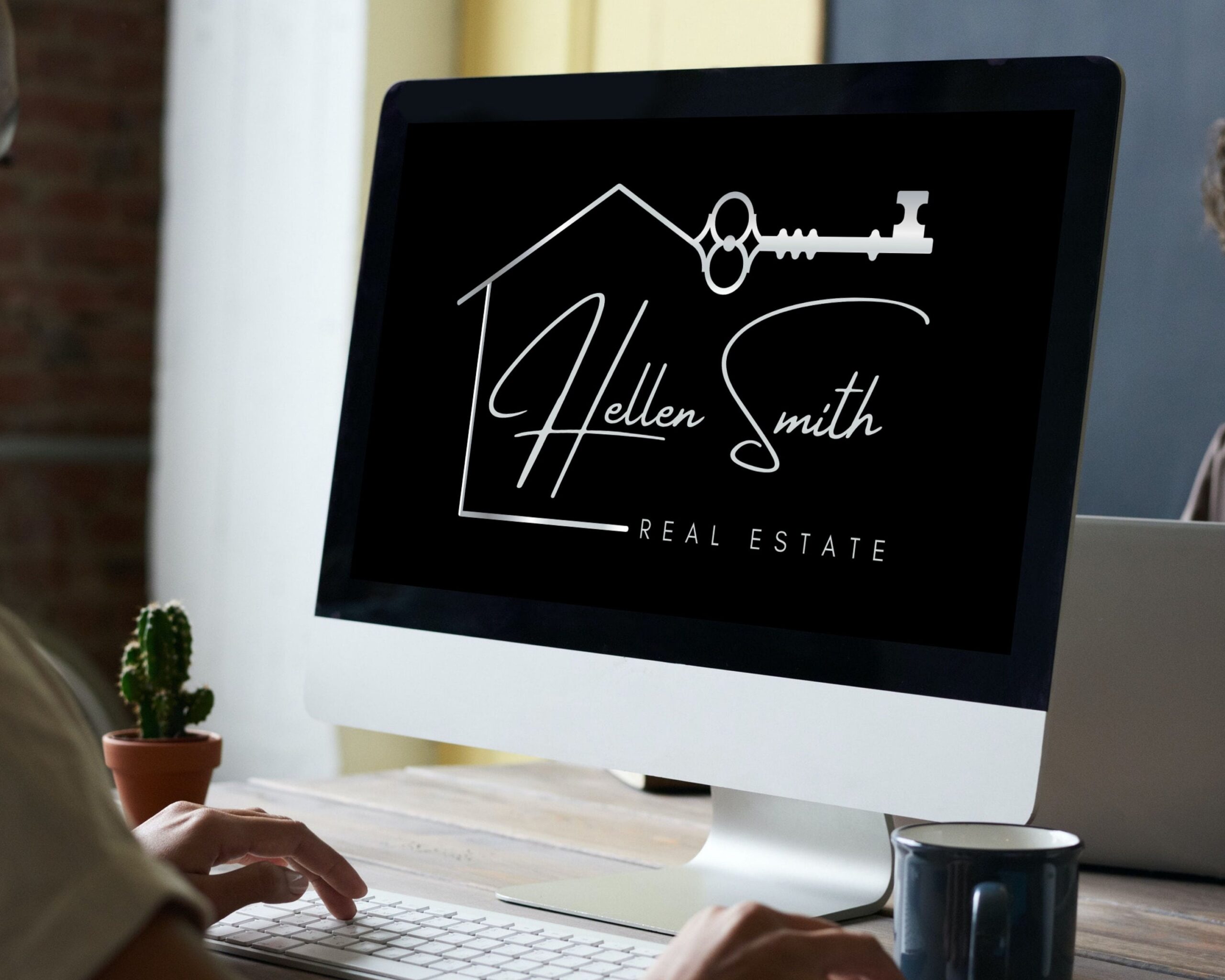 Premade Real Estate Logo - SILVER Realtor - Logo -  Submark and Watermarks -  Logo Stamps -  High-Quality Branding for Real Estate Agents