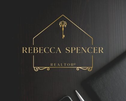 Premade Logo Design for Real Estate Agents - Minimalist Golden Logo, Sub-Logo and Watermarks - High-Quality Branding for Real Estate Agents