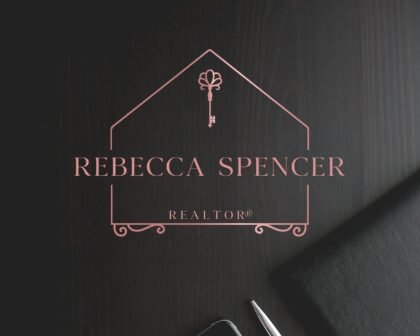 PREMADE LOGO for Real Estate Agents - Minimalist Rose Gold Logo Pack - ALL Designs Included - High-Quality Branding for Real Estate Agents