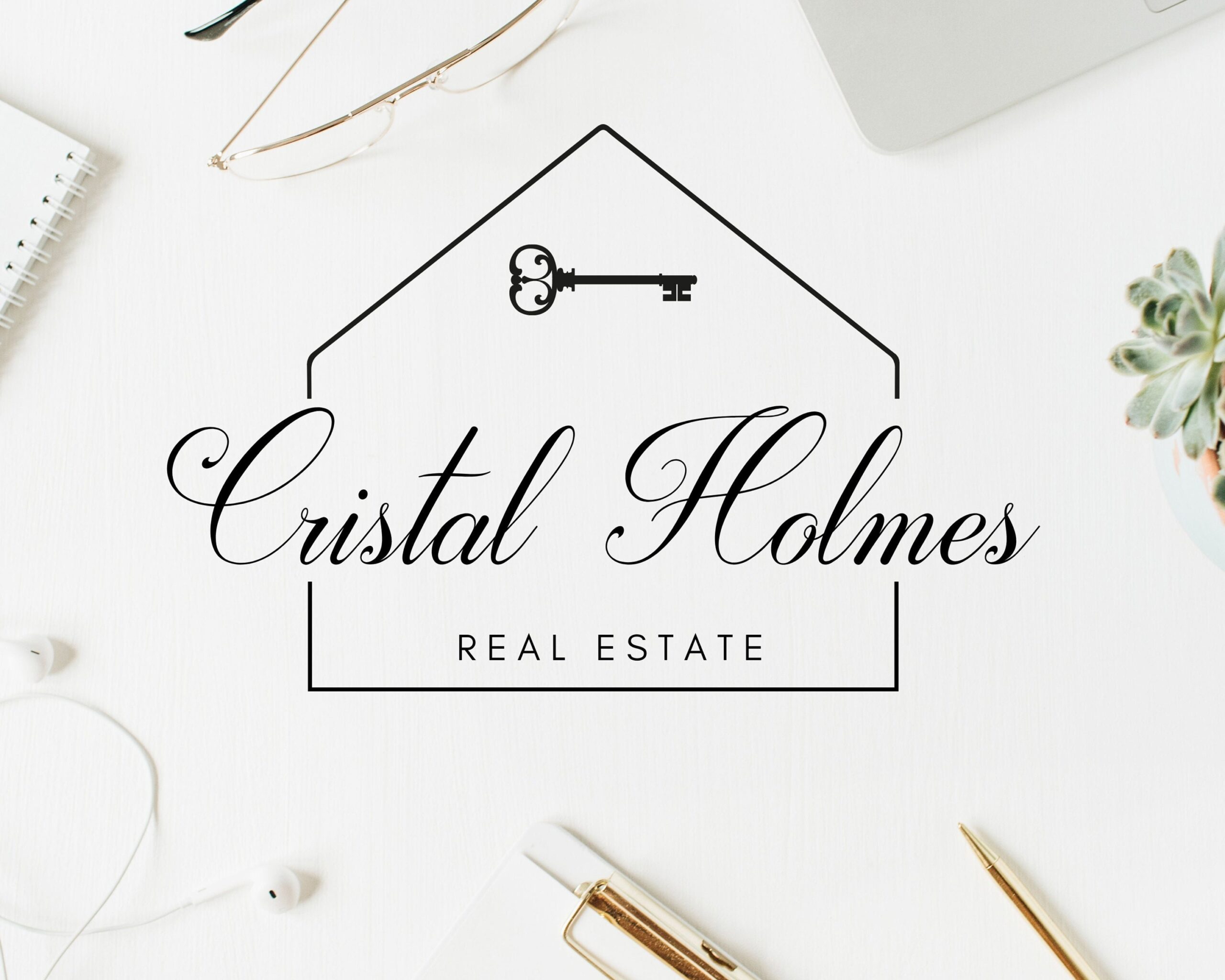 Premade Logo for Real Estate Agents - ALL DESIGNS INCLUDED: Gold Realtor? Logos -  Submarks and Watermarks - High-Quality Print-Ready and Web