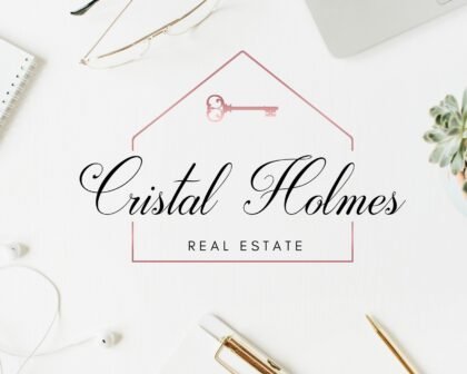 REAL ESTATE Rose Gold Logos - Realtor Branding - Logo -  Submark Logos and Watermarks -  High-Quality Branding for Real Estate Agents
