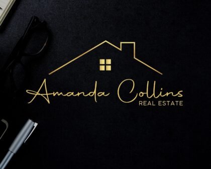 Premade Logo for Real Estate Agents - Signature Business Logo - I will customize this design for you with your Business Name and Tagline