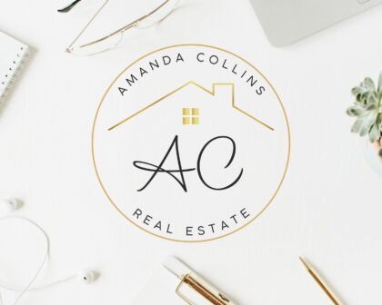 Premade Logo for Real Estate Agents - Signature Business Logo - I will customize this design for you with your Business Name and Tagline