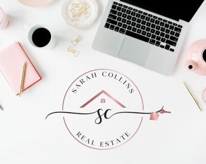 Real Estate Premade Logo Design -  Logo -  Submark and Watermark -  Branding for Real Estate Agents -   Logo Stamps -  High-Quality Branding