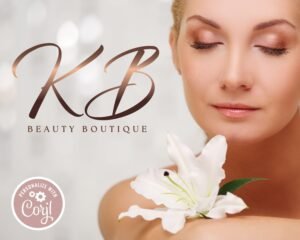 DIY Logo Design, Rose Gold, Editable Template in Corjl, Beauty Logo, Makeup Artist Logo, Hair Stylist Logo, Monogram Logo - Instant Access
