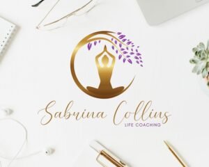 Premade Logo Design, Spiritual Logo, Yoga Logo, Wellness Life Coaching Logo, Nature, Meditation Logo, I will personalize this design for you