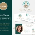 Healing Coach Logo Teal Green - Branding Kit