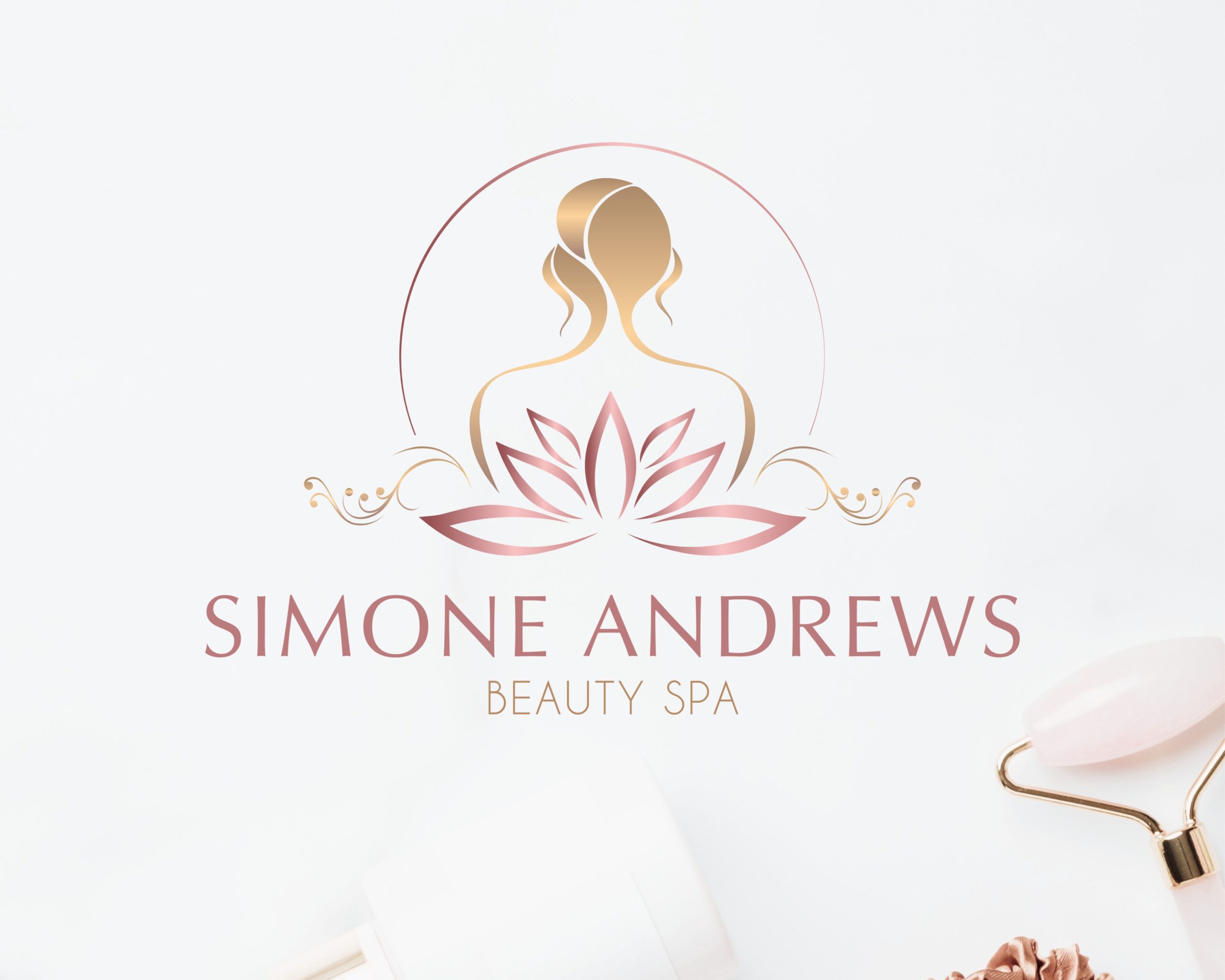 Rose Gold Beauty Spa Logo