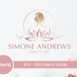 Rose Gold Hair Beauty Logo Design