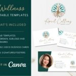 Healing Coach Logo Teal Green - Branding Kit