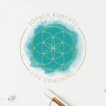 Watercolor Flower of Life Logo