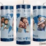 The Best Dad Photo Tumbler