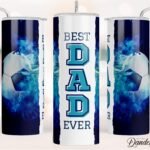 Best Dad Ever Love Soccer Tumbler