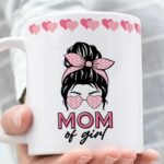 Messu Mom of Girls Mug PNG Template