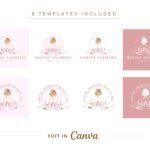 Rose Gold Hair Beauty Logo Design