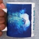 Best Dad Ever Love Soccer Mug Design