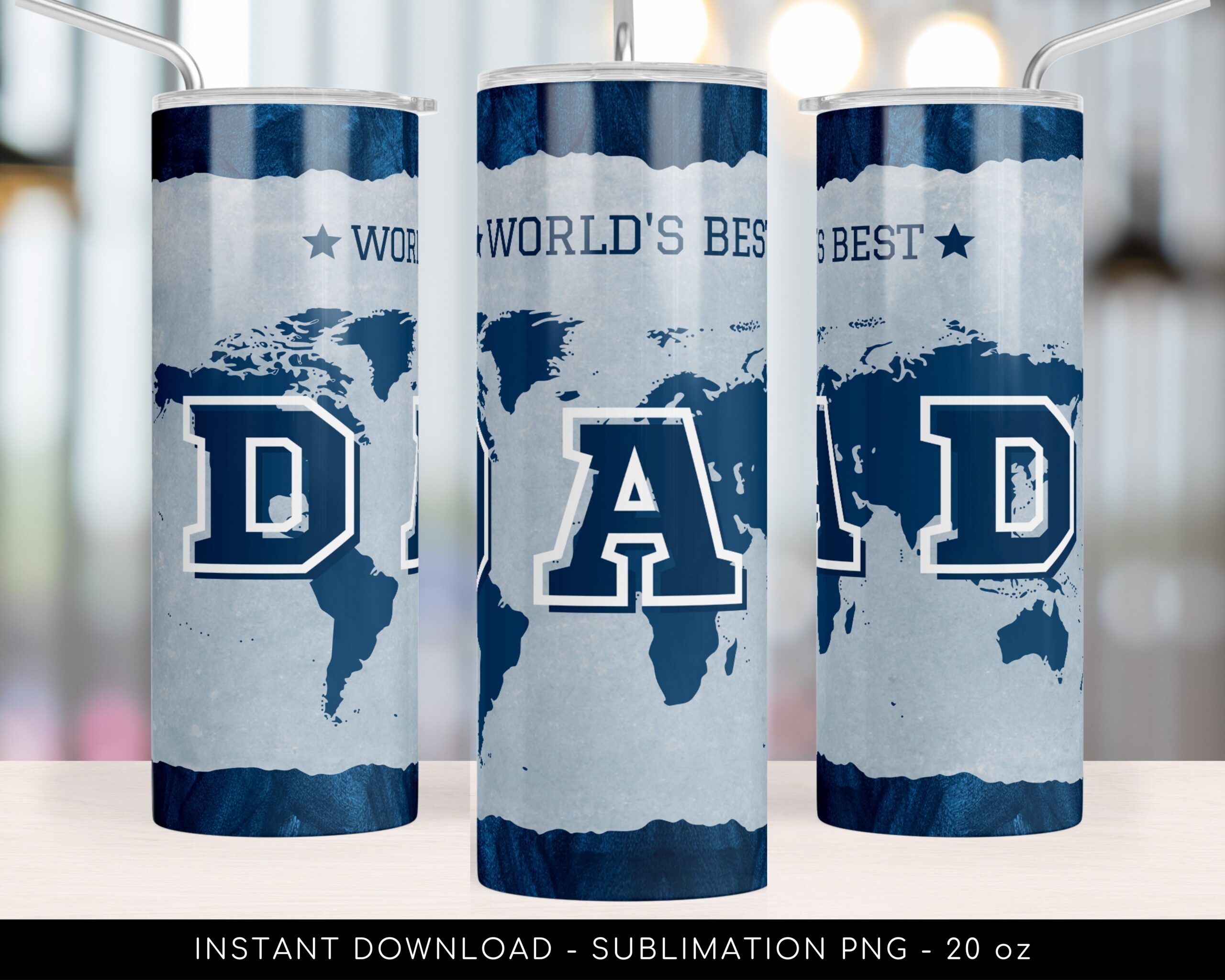 World's Best Dad PNG File