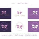 Infinity Butterfly Premade Logo Design