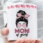 Messu Mom of Girls Mug PNG Template