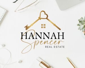 Heart and House Signature Logo Design