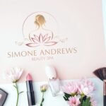 Rose Gold Hair Beauty Logo Design