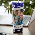 DAD Custom Photo Tumbler Sublimation