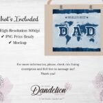 World's Best Dad PNG File