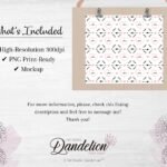 Love Heart Tumbler Pattern PNG