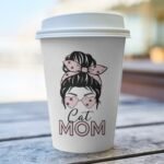 Cats Mom PNG Cup Mockup