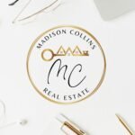 Signature Logo, House Key, Golden Logo