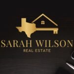 Premade Logo Texas Real Estate Map