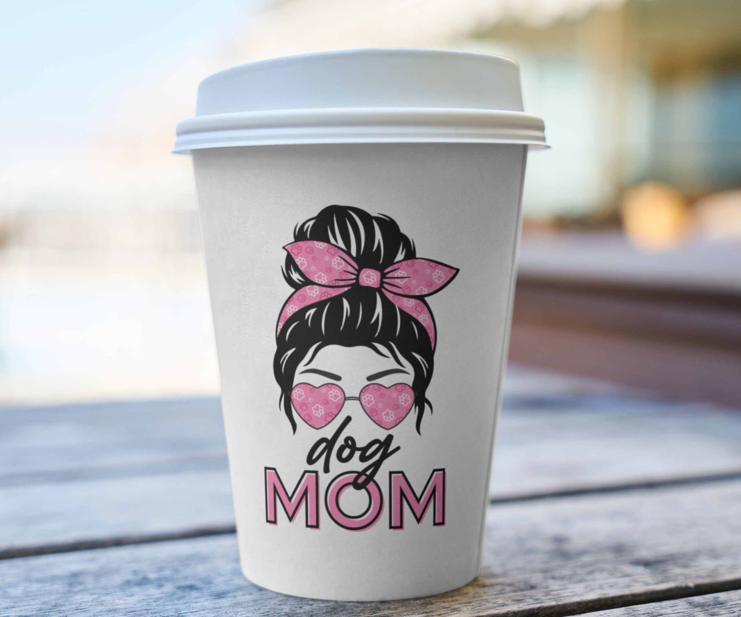 Cup Dog Mom PNG