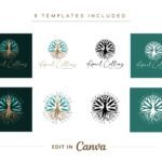 Healing Coach Logo Teal Green - Branding Kit